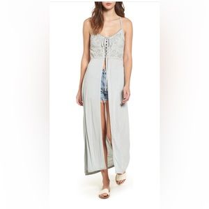 BP Sun & Shadow Embroidered Maxi Top Tank XS